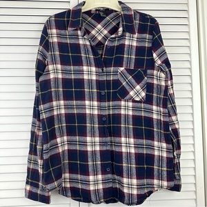 Forever 21 Plaid Flannel Button Down